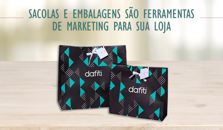 Sacolas e embalagens são ferramenta de marketing para sua loja