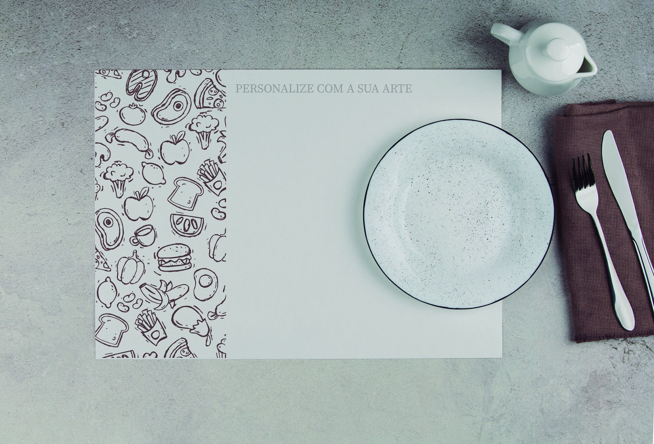 Impressão de papel bandeja perso