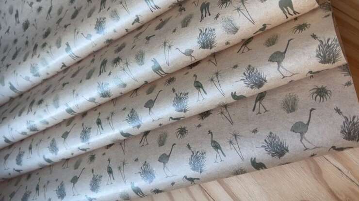 Papel de seda personalizado em kraft