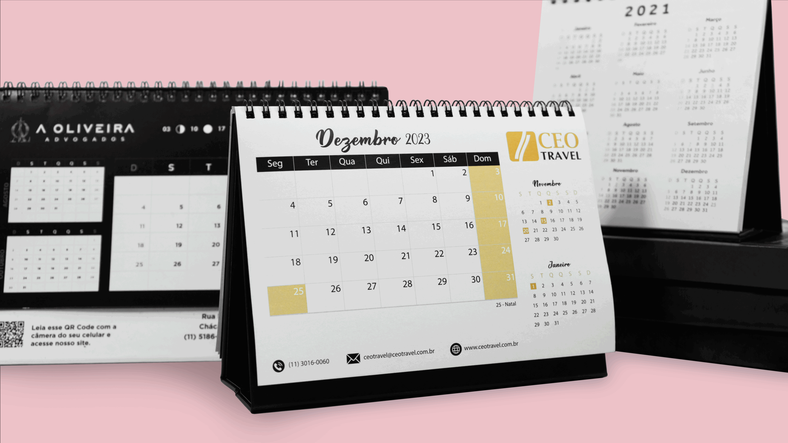 Calendários personalizados: garanta o brinde peronalizado para 2026