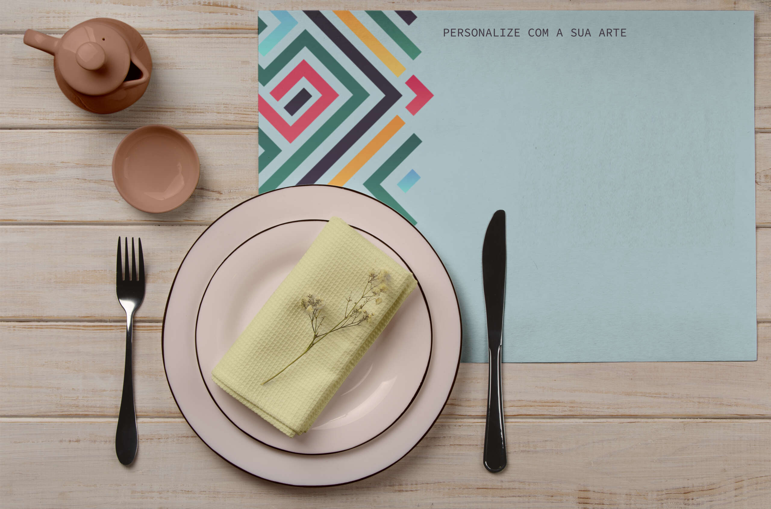 Jogo Americano de Papel Personalizado